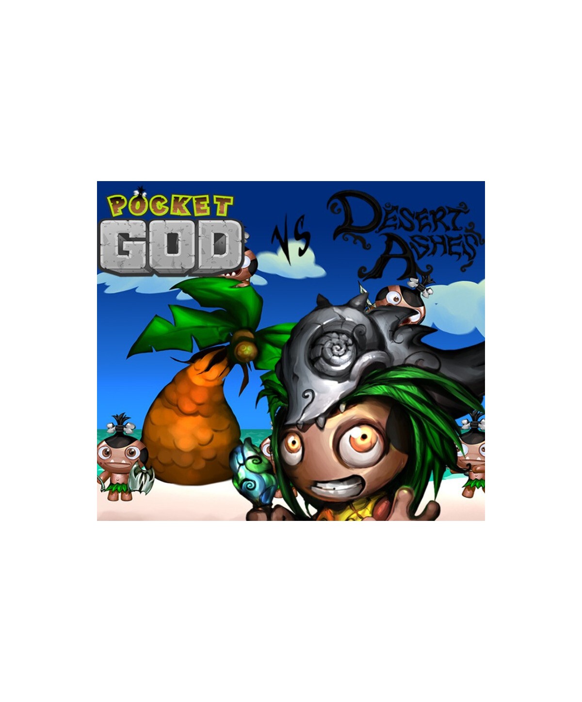 Pocket God vs Desert Ashes Steam Key GLOBAL